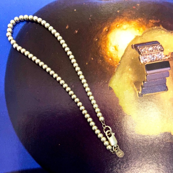 NWOT Genuine Silver 925 Ball Style Bracelet (1 only) - Picture 2 of 5